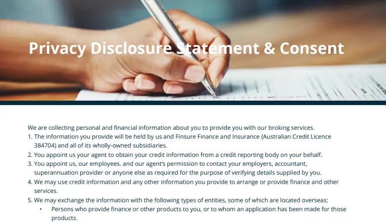 Privacy Disclosure